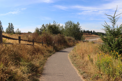 Mountain View Trail – wide paved trail with a low to moderate grade from Visitors Center to summit